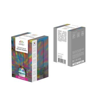 лампа светодиодная "диско" 6вт 3led rgb e27 230в ip20 80х80х195мм neon-night 601-253 от магазина Штепсель и батарейка. - фото_6