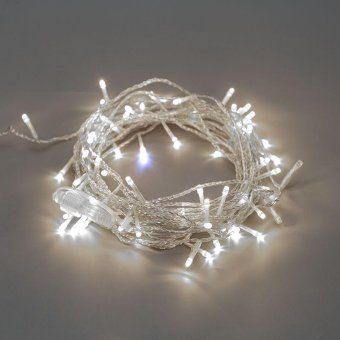 гирлянда светодиодная "нить" 10м 75led бел. 1.7вт 230в ip44 эффект мерцания провод прозр. neon-night 305-525 от магазина Штепсель и батарейка. - фото_2