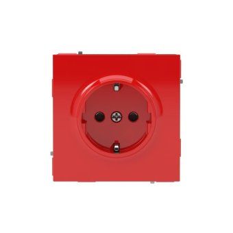 розетка силовая kant 2p+e защ. шторки красн. сатин dkc 7001003 от магазина Штепсель и батарейка.