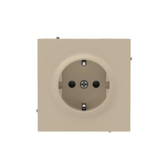 розетка силовая kant 2p+e защ. шторки ванильн. марципан dkc 7015033 от магазина Штепсель и батарейка.