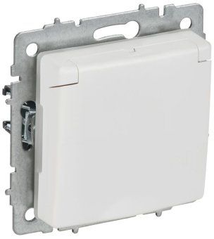 розетка brite рсбш10-3-44-браб 16а ip44 с заземл. защ. шторки с крышкой механизм арктич. бел. iek br-r16-16-44-k91 от магазина Штепсель и батарейка. - фото_4