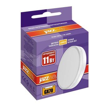 лампа светодиодная pled-gx70 11вт таблетка 3000к тепл. бел. gx70 950лм 230в jazzway 1027665a от магазина Штепсель и батарейка. - фото_2