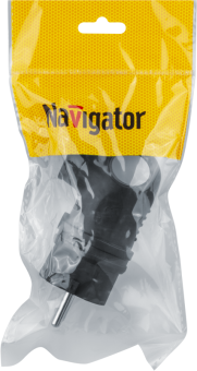 вилка угловая 61 367 nca-plr01-16a-e-ip44-bl с заземл. каучук черн. navigator 61367 от магазина Штепсель и батарейка. - фото_4