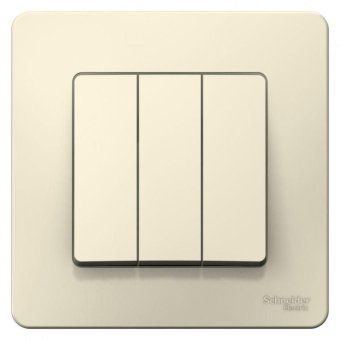 выключатель 3-кл. сп blanca 10а ip20 (сх. 1+1+1) 250в молочн. se blnvs100502 от магазина Штепсель и батарейка. - фото_2