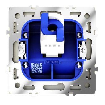 розетка компьютерная 1-м сп s70 rj45 кат.6 механизм шелк voltum vls060104 от магазина Штепсель и батарейка. - фото_4