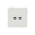розетка компьютерная 2-м kant rj45 кат.5e без шторки бел. песок dkc 7010664 от магазина Штепсель и батарейка.
