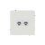 розетка компьютерная 2-м kant rj45 кат.5e без шторки бел. песок dkc 7010664 от магазина Штепсель и батарейка.