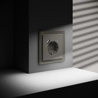 розетка 1-м сп s70 16а с usb a+с с заземл. защ. шторки механизм шелк voltum vls040504 от магазина Штепсель и батарейка. - фото_6