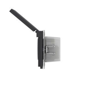 розетка силовая kant ip44 2p+e защ. шторки с крышкой черн. уголь dkc 7012013 от магазина Штепсель и батарейка. - фото_4