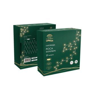 гирлянда светодиодная "роса "фейерверк" 20м 500led тепл. бел. 7.2вт ip20 с контроллером на катушке neon-night 303-446 от магазина Штепсель и батарейка. - фото_7