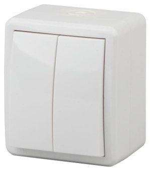 выключатель 2-кл. оп эра эксперт 10а ip54 11-1404-01 250в 10ax бел. эра б0020675 от магазина Штепсель и батарейка.