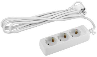 удлинитель 3х10м с заземл. 16а ip20 u-3e-10m-3х1 пвс 3х1 эра б0028373 от магазина Штепсель и батарейка.