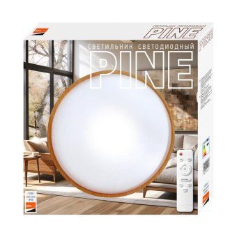 светильник светодиодный декоративный ppb pine 72вт dim 3000-6500к ip20 d485х75 настенно-потолочный бытовой с пультом jazzway 5052680 от магазина Штепсель и батарейка. - фото_7