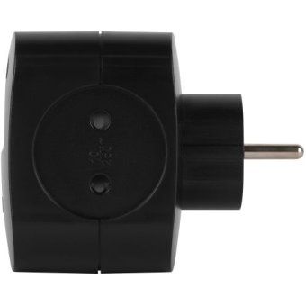 разветвитель 4-м sp-4-3usbac-b + 3 usb a+c со шторками 10а чер. эра б0069084 от магазина Штепсель и батарейка. - фото_3