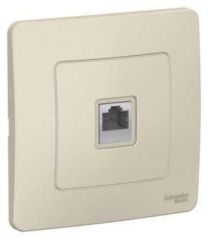 розетка компьютерная 1-м сп blanca rj45 кат.5e молочн. se blnis045002 от магазина Штепсель и батарейка. - фото_3