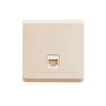 розетка компьютерная 1-м сп этюд rj45 кат.5e крем. se komc-001k от магазина Штепсель и батарейка. - фото_7