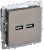 розетка brite usb a+a 3.1а рю10-1-брш механизм шампань iek br-u21-d31-k37 от магазина Штепсель и батарейка.