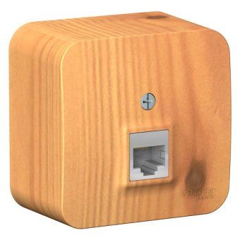 розетка компьютерная 1-м оп blanca rj45 кат.5e с изолир. пластиной ясень se blnia045005 от магазина Штепсель и батарейка. - фото_2