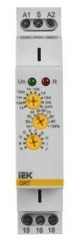 реле времени многофункц. ort 1 контакт 12-240в ac/dc iek ort-m1-acdc12-240v от магазина Штепсель и батарейка. - фото_4