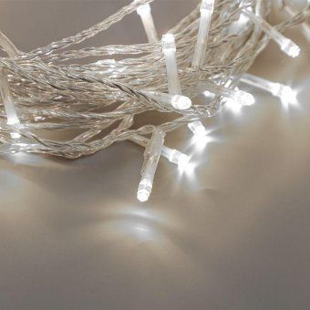 гирлянда светодиодная "нить" 10м 75led бел. 1.7вт 230в ip44 эффект мерцания провод прозр. neon-night 305-525 от магазина Штепсель и батарейка. - фото_4