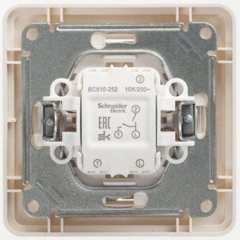 выключатель 2-кл. сп w59 10а ip20 10ax в сборе сл. кость se vs510-252-28 от магазина Штепсель и батарейка. - фото_2