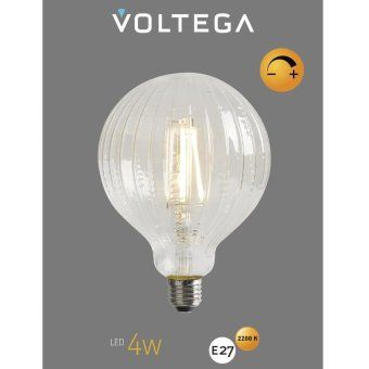 лампа светодиодная филаментная loft 271 yx-g125175lxfec01 4вт 2200к e27 dim voltega 8575 от магазина Штепсель и батарейка. - фото_6