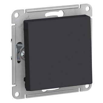 выключатель 1-кл. сп atlasdesign 10а ip20 (сх. 1) 10ax с самовозвратом механизм карбон se atn001015 от магазина Штепсель и батарейка.