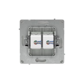 розетка компьютерная 2-м kant rj45 кат.5e без шторки бел. песок dkc 7010664 от магазина Штепсель и батарейка. - фото_3
