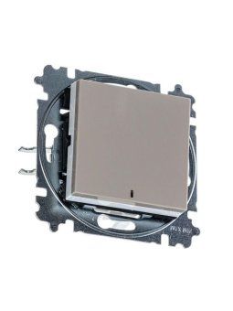переключатель 1-кл. сп levit ip20 с подсветкой ориентацион. кофе макиато/бел. abb 2chh590646a6018 от магазина Штепсель и батарейка. - фото_3
