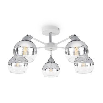 светильник jasper 60вт e27х5 ip20 подвесной freya fr5225pl-05w от магазина Штепсель и батарейка. - фото_2