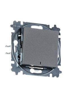 выключатель 1-кл. сп levit ip20 с подсветкой сталь/дым. черн. abb 2chh590146a6069 от магазина Штепсель и батарейка. - фото_4