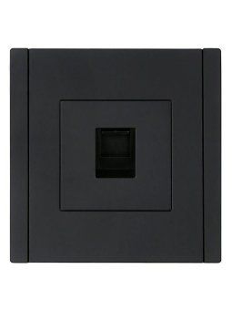 розетка компьютерная rj45 кат.5e forte&piano fp132 черн. iek fp-k10-1-k02 от магазина Штепсель и батарейка. - фото_6