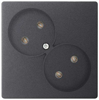 розетка 2-м сп simon 24 16а ip20 2х2p без защ. шторок механизм графит simon 2450457-038 от магазина Штепсель и батарейка.