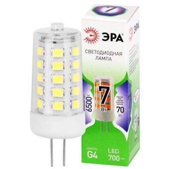 лампа светодиодная green line led g4-jc-7w-865-12v gl g4 7вт капсула 6500к холод. бел. эра б0067194 от магазина Штепсель и батарейка.