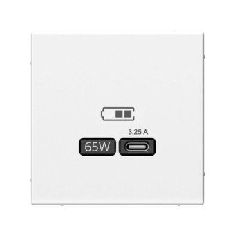 розетка usb artgallery тип c 65вт qc pd высокоскор. зу механизм бел. se gal000127 от магазина Штепсель и батарейка.