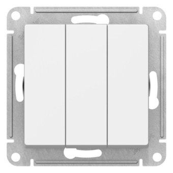 выключатель 3-кл. atlasdesign (сх. 1+1+1) 10ax механизм лотос se atn001331 от магазина Штепсель и батарейка. - фото_3