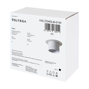 спот серия - 234 gu10х1 10вт ip20 voltega vgl7234dlb-01w от магазина Штепсель и батарейка. - фото_8