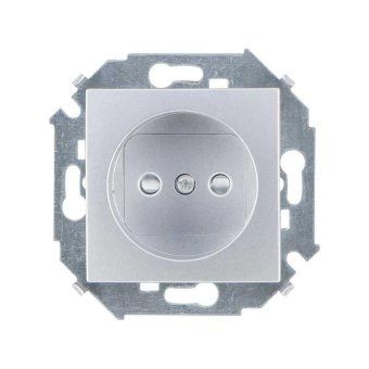 розетка сп simon 15 16а ip20 250в 2p без заземл. защ. шторки винтов. клеммы механизм алюм. simon 1591444-033 от магазина Штепсель и батарейка.