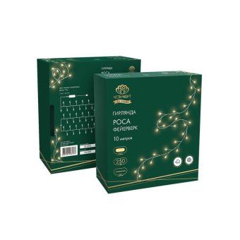 гирлянда светодиодная "роса "фейерверк" 10м 250led тепл. бел. 7.2вт ip20 с контроллером на катушке neon-night 303-436 от магазина Штепсель и батарейка. - фото_7