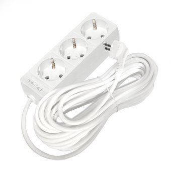 удлинитель 3х10м с заземл. 16а ip20 3.5квт пвс 3х1 бел. domtok 2390 от магазина Штепсель и батарейка. - фото_3
