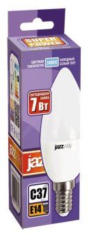 лампа светодиодная pled-sp 7вт c37 свеча 5000к холод. бел. e14 560лм 230в jazzway 1027832-2 от магазина Штепсель и батарейка. - фото_2