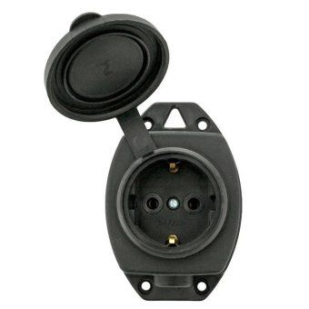 розетка настенная 16а ip44 230в 2p+pe с защ. крышкой каучук basic ekf rps-014-16-230-44 от магазина Штепсель и батарейка. - фото_4