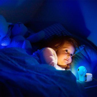 светильник розеточный mood 0.5вт с фиксированной проекцией датчик освещенности голуб. gauss diy0033 от магазина Штепсель и батарейка. - фото_5