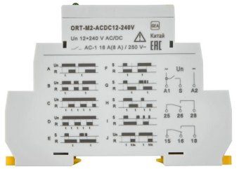 реле времени многофункц. ort 2 контакта 12-240в ac/dc iek ort-m2-acdc12-240v от магазина Штепсель и батарейка. - фото_3