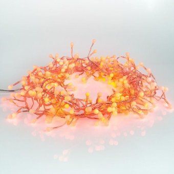 гирлянда светодиодная "мишура led" 6м 576led красн. 35вт 220-240в ip20 провод пвх прозр. neon-night 303-612 от магазина Штепсель и батарейка.