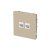 розетка компьютерная 2-м kant rj45 кат.5e без шторки ванильн. марципан dkc 7015664 от магазина Штепсель и батарейка. - фото_2