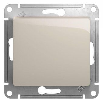 выключатель 1-кл. сп glossa 10а ip20 (сх. 1) 10ax механизм молочн. se gsl000911 от магазина Штепсель и батарейка.