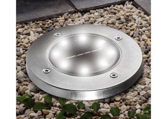 светильник светодиодный slr-s12 8smd грунтовый ip44 корпус нерж. сталь солнечная батарея (уп.2шт) фаzа 5040984 от магазина Штепсель и батарейка. - фото_5