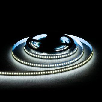 лента светодиодная 12в 14.4вт/м 1600 лм/м 6500к smd2835 180д/м ip20 подложка 8мм (уп.5м) ogm lse-264 от магазина Штепсель и батарейка. - фото_2