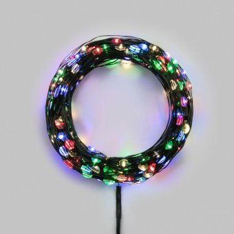 гирлянда светодиодная роса с контроллером 50м 500 led мультиколор ip20 230в зел. провод neon-night 303-289 от магазина Штепсель и батарейка. - фото_5